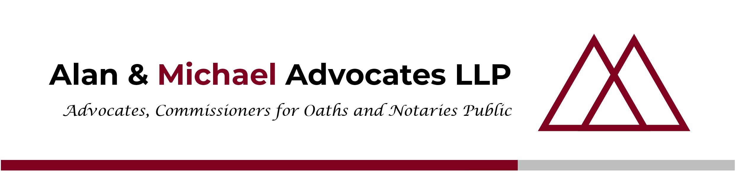 Alan & Michael Advocates LLP. Logo